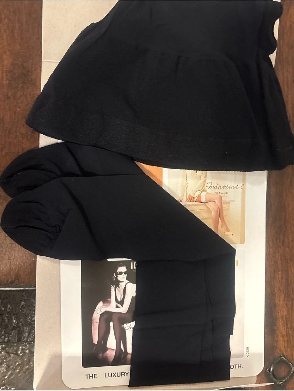 Wolford Individual 10 Tights  1 Pair Color Black  Size Small 11640